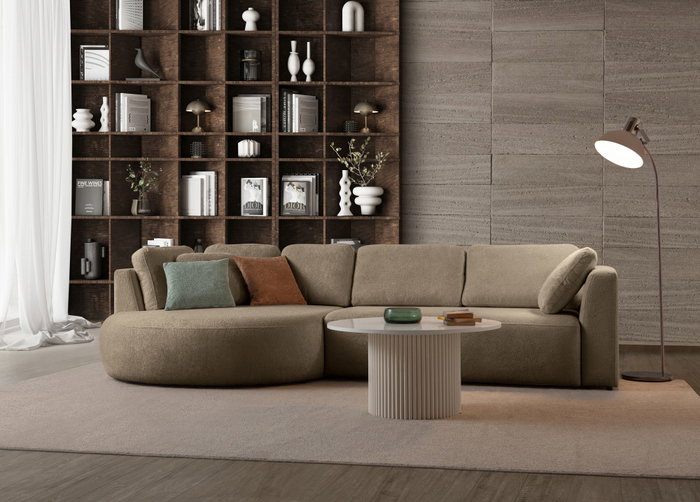 Atelier Del Sofa Venezia Left - Marrón